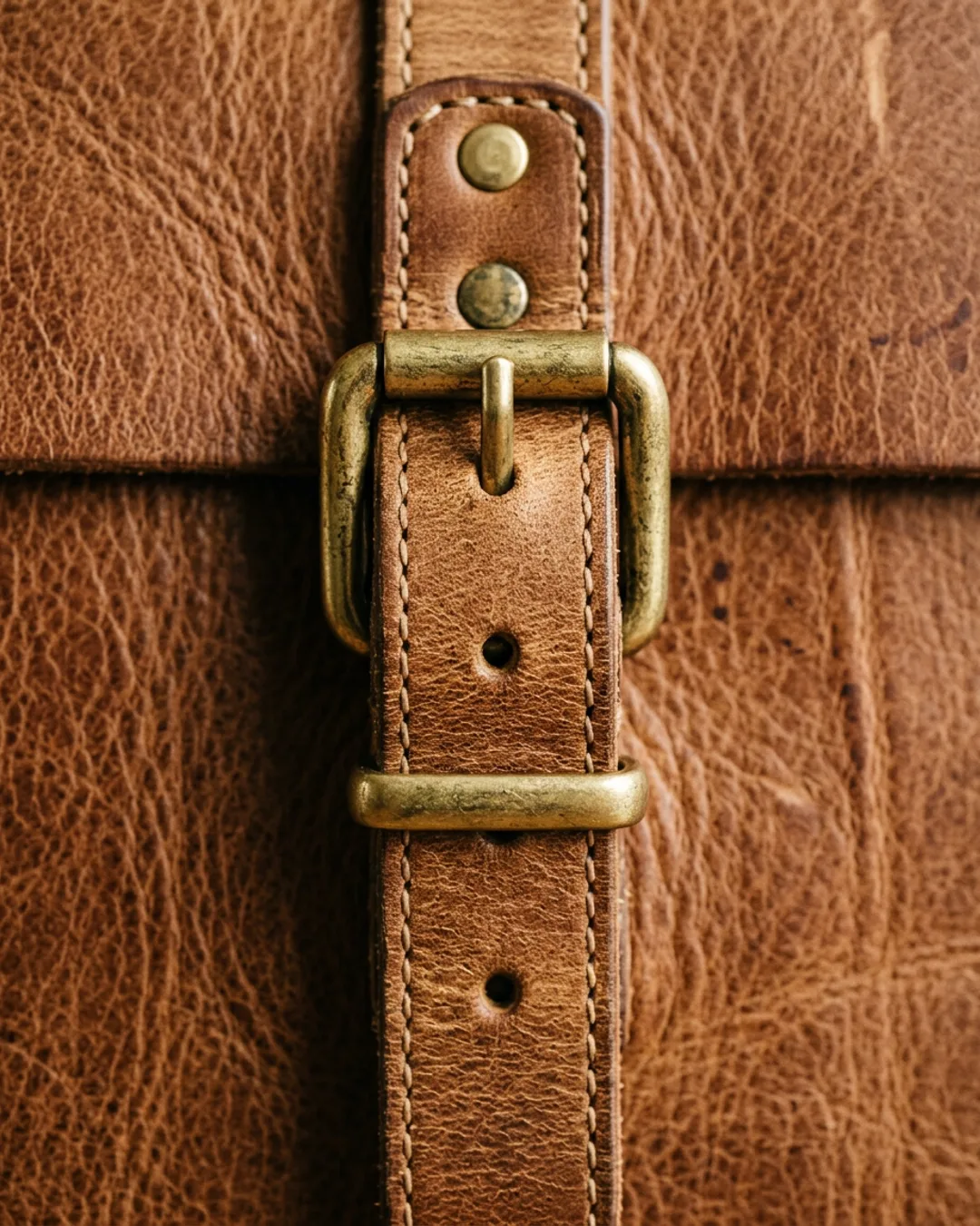 Noble Creature materials — vegetable-tanned leather and linen